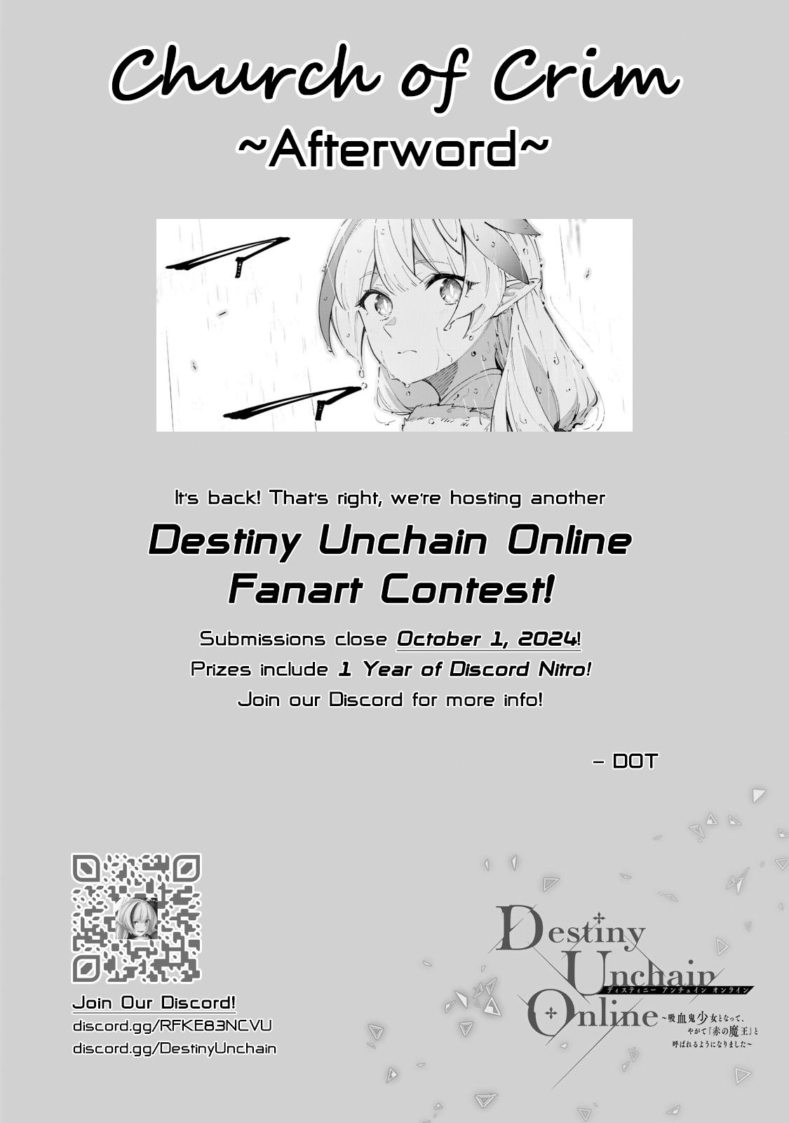 Destiny Unchain Online: Kyuuketsuki Shoujo to Natte, Yagate Chap 64 - Next Chap 65