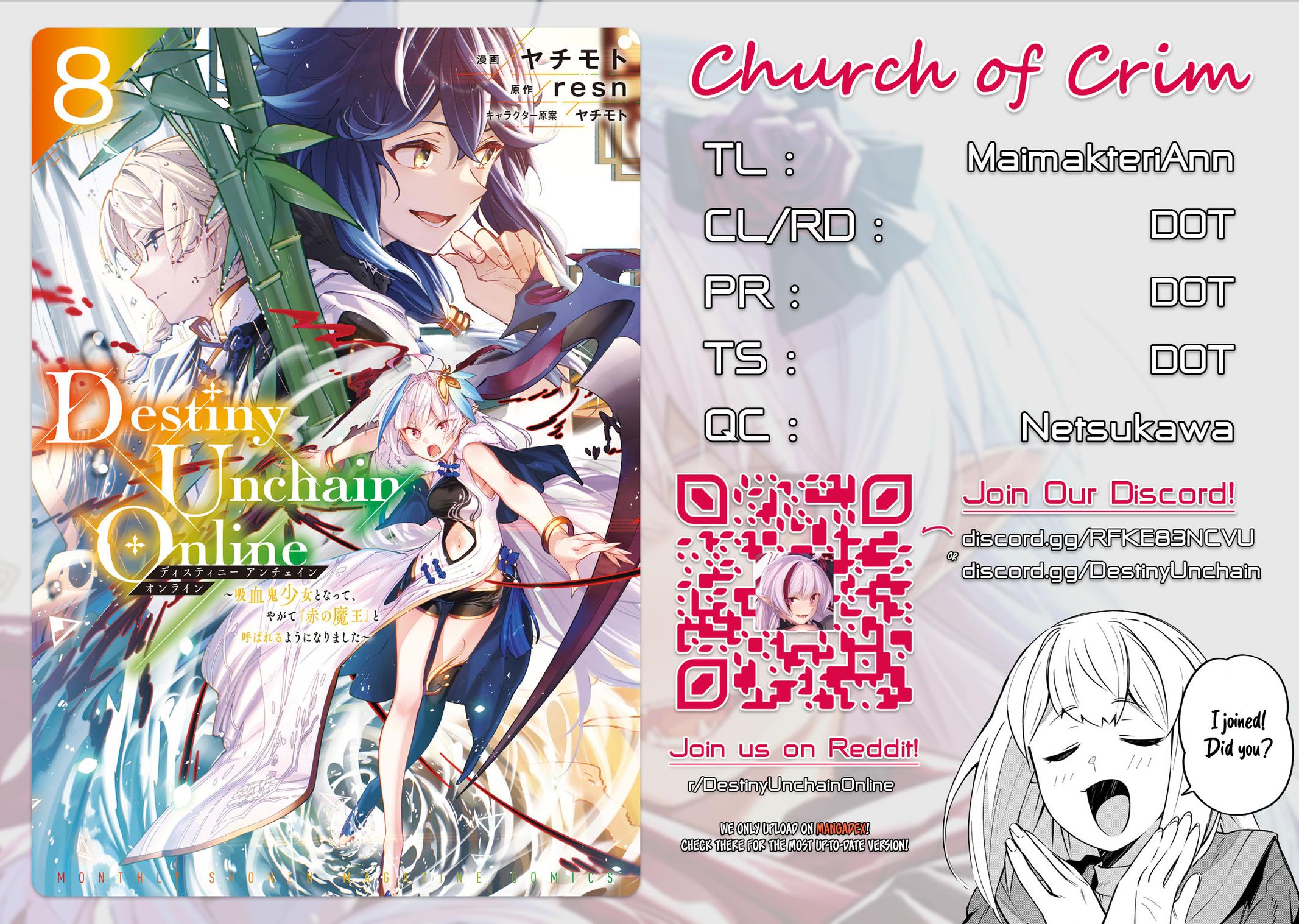 Destiny Unchain Online: Kyuuketsuki Shoujo to Natte, Yagate Chap 61 - Next Chap 62