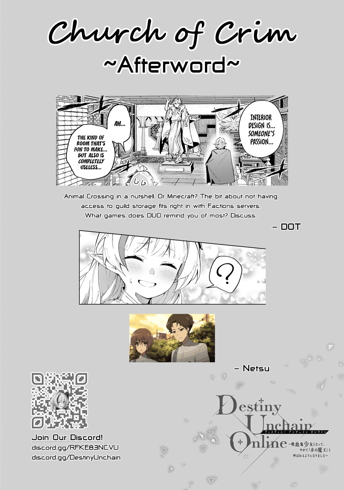 Destiny Unchain Online: Kyuuketsuki Shoujo to Natte, Yagate Chap 61 - Next Chap 62