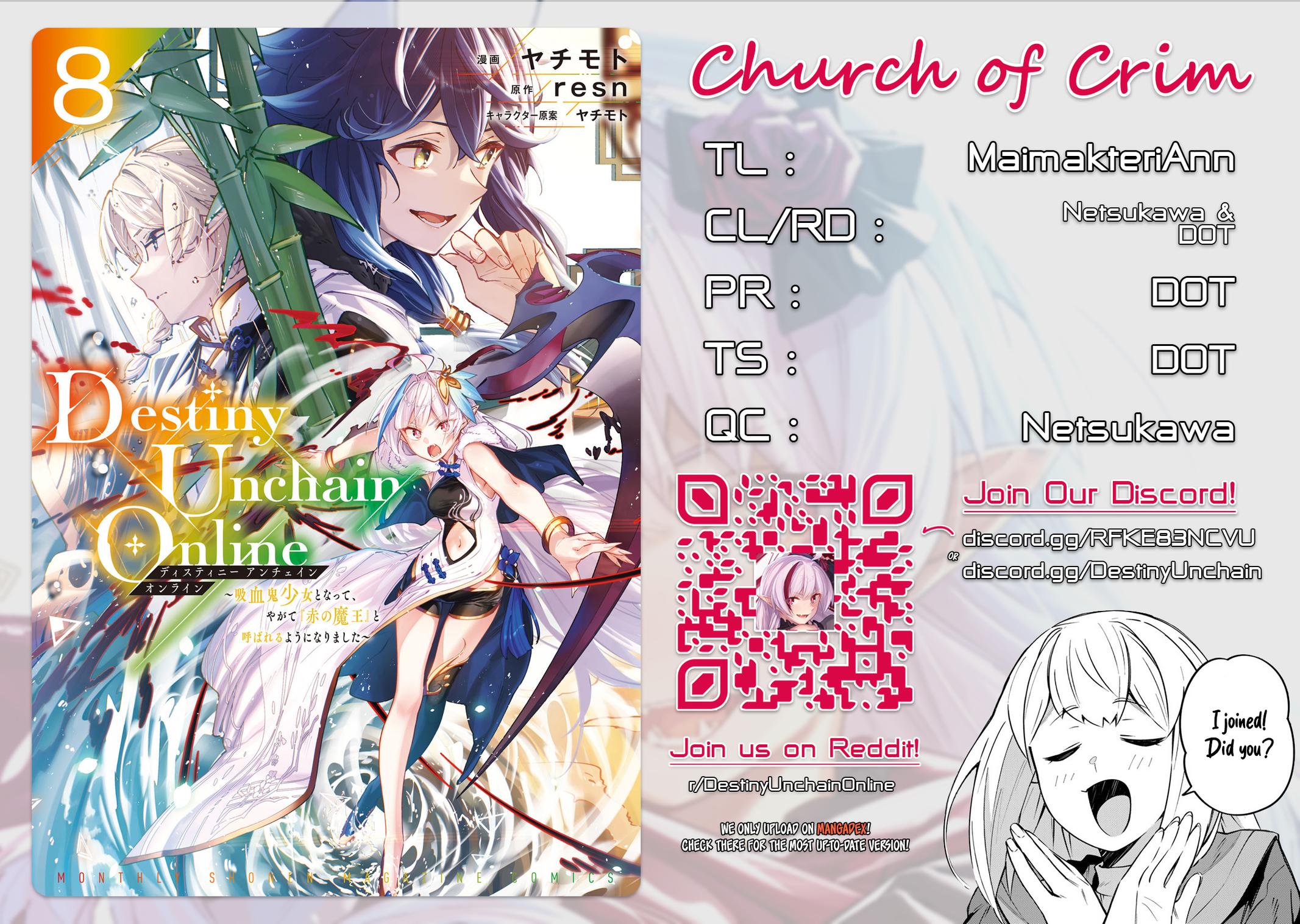 Destiny Unchain Online: Kyuuketsuki Shoujo to Natte, Yagate Chap 63 - Next Chap 64