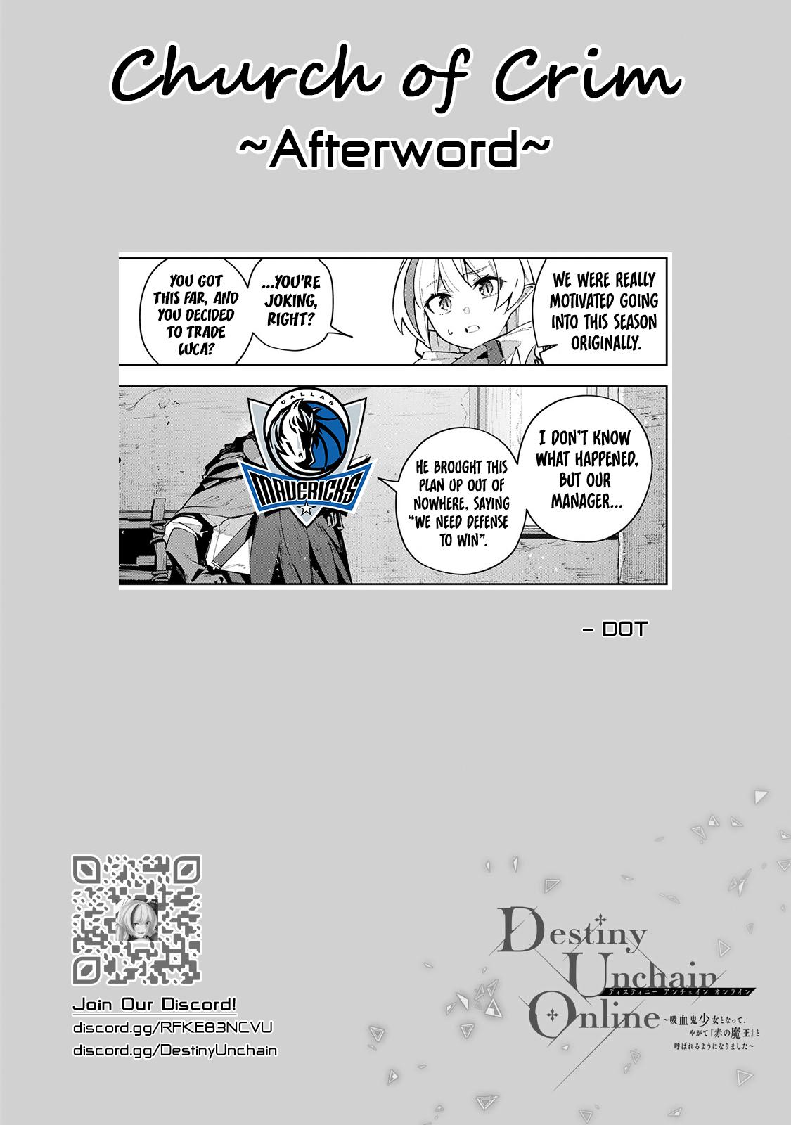 Destiny Unchain Online: Kyuuketsuki Shoujo to Natte, Yagate Chap 77 - Next Chap 78