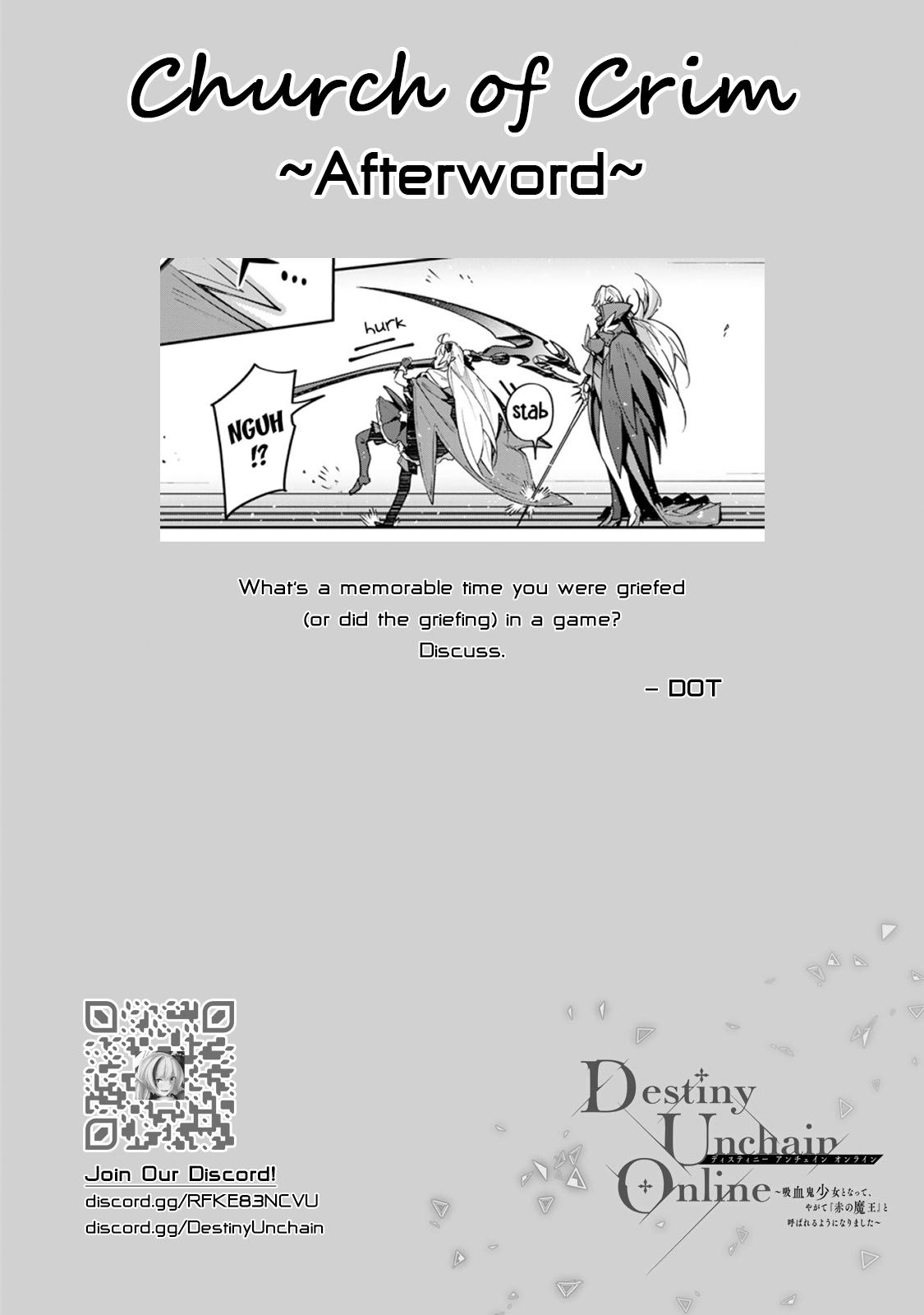 Destiny Unchain Online: Kyuuketsuki Shoujo to Natte, Yagate Chap 71 - Next Chap 72