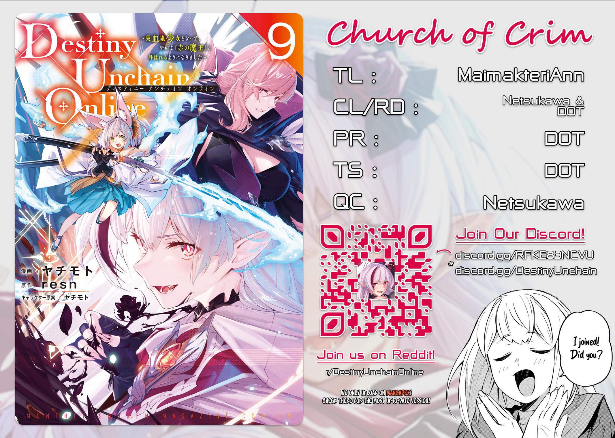 Destiny Unchain Online: Kyuuketsuki Shoujo to Natte, Yagate Chap 72 - Next Chap 73