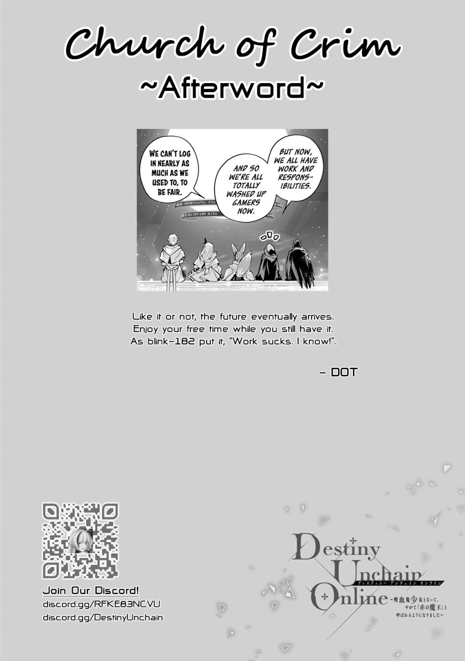 Destiny Unchain Online: Kyuuketsuki Shoujo to Natte, Yagate Chap 84 - Next Chap 85