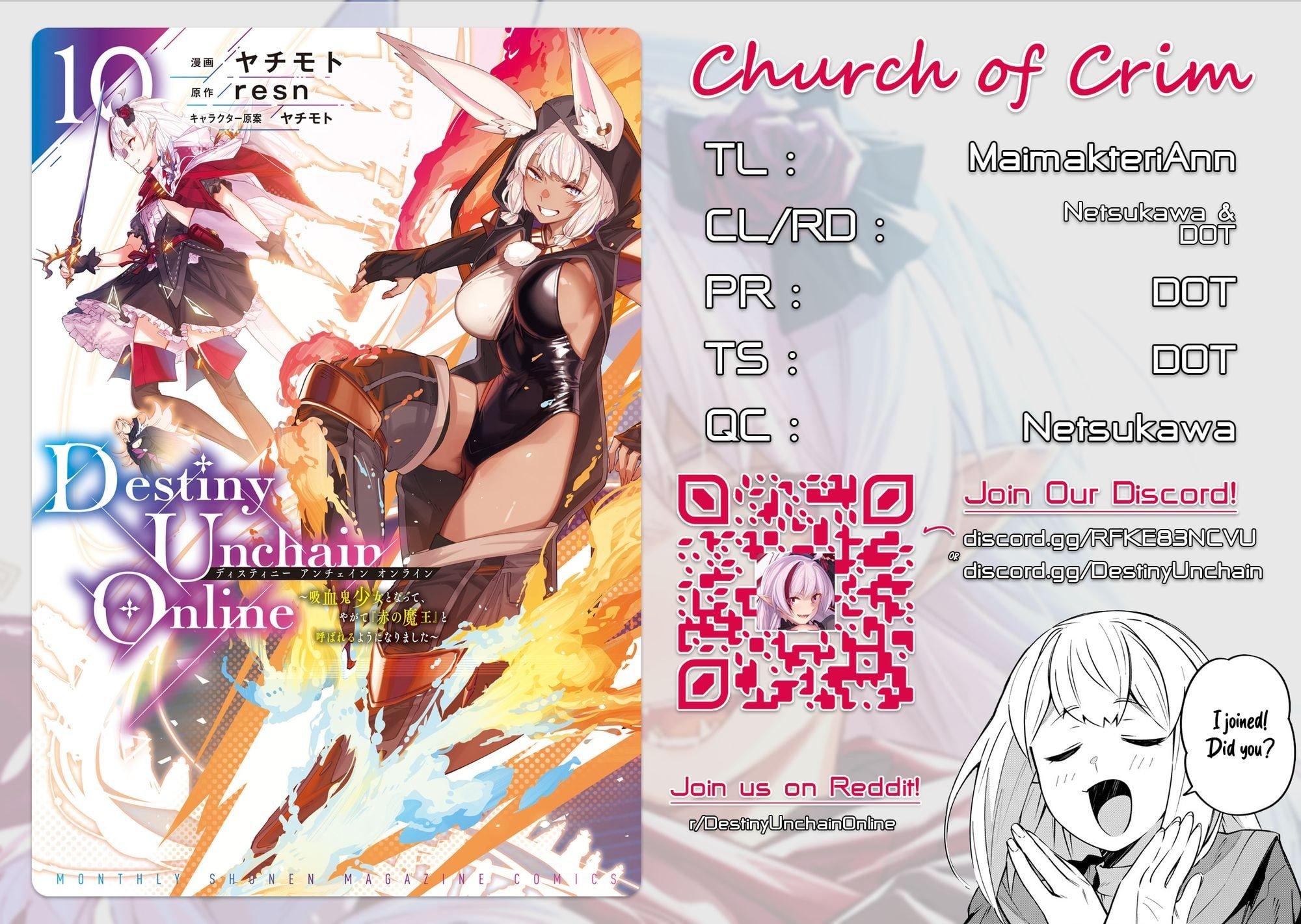 Destiny Unchain Online: Kyuuketsuki Shoujo to Natte, Yagate Chap 88 - Next Chap 89