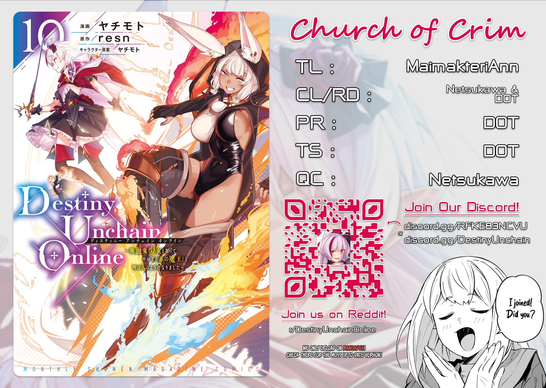 Destiny Unchain Online: Kyuuketsuki Shoujo to Natte, Yagate Chap 83 - Next Chap 84
