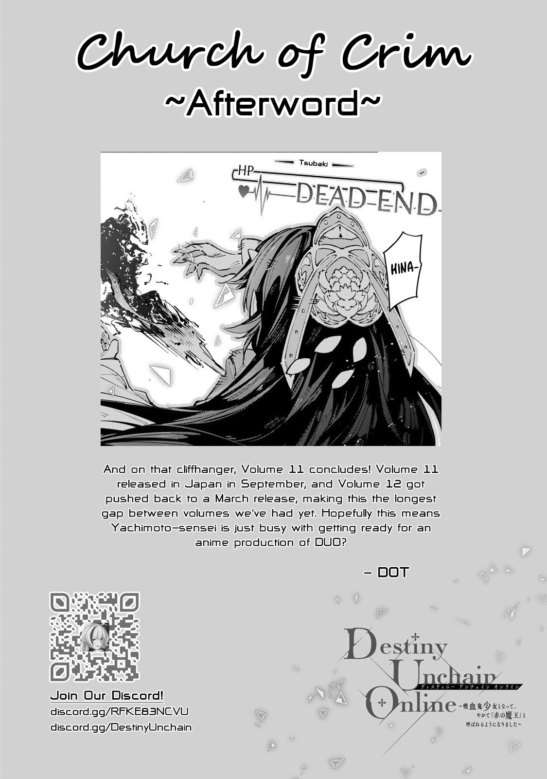 Destiny Unchain Online: Kyuuketsuki Shoujo to Natte, Yagate Chap 98 - Next Chap 99