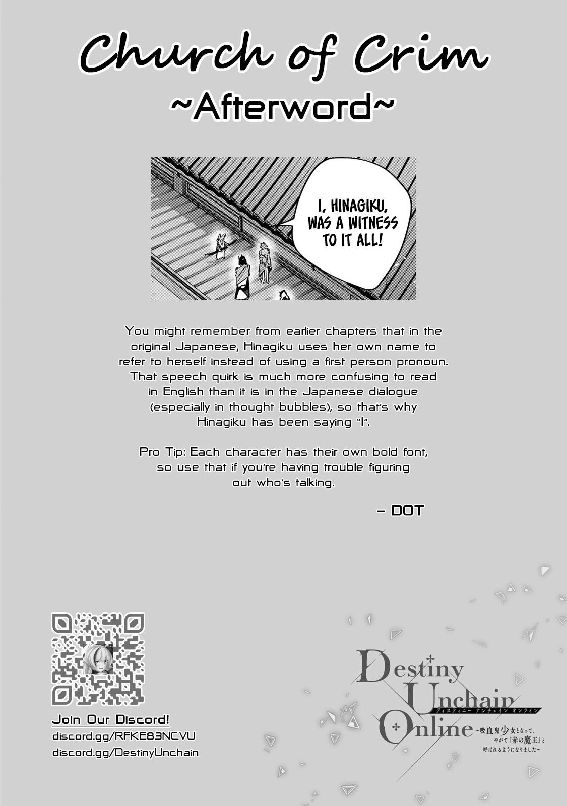 Destiny Unchain Online: Kyuuketsuki Shoujo to Natte, Yagate Chap 92 - Next Chap 93