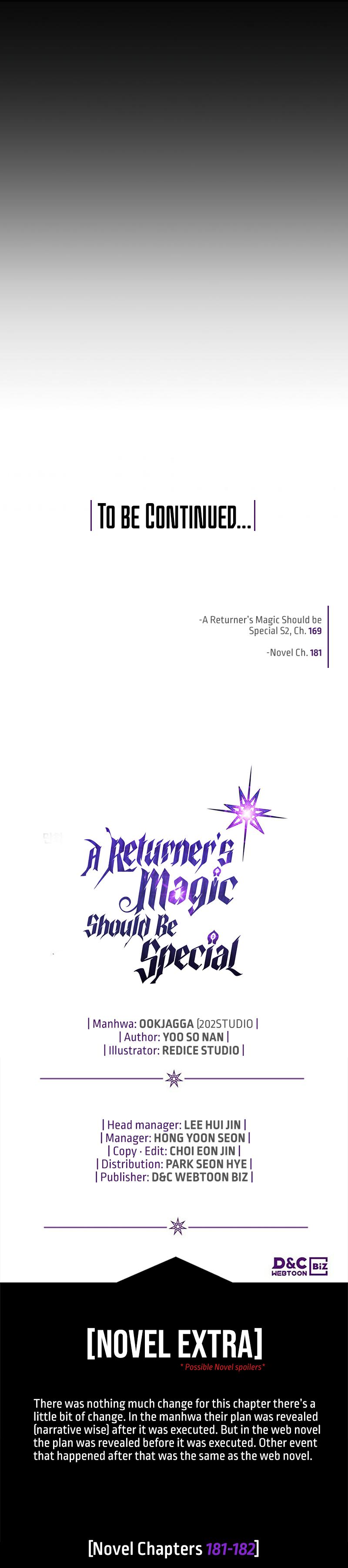 A Returner's Magic Should Be Special Chap 169 - Next Chap 170