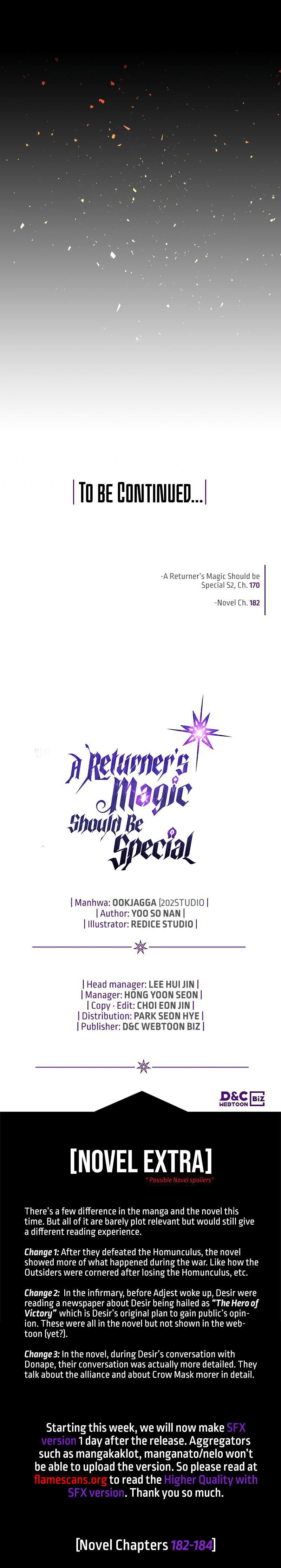 A Returner's Magic Should Be Special Chap 170 - Next Chap 171