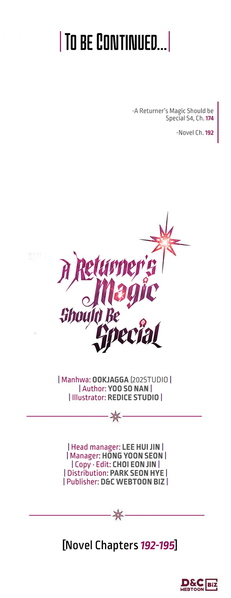 A Returner's Magic Should Be Special Chap 175 - Next Chap 176