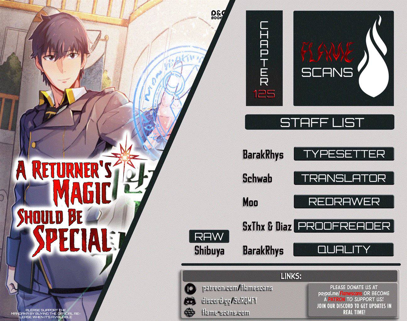 A Returner's Magic Should Be Special Chap 126 - Next Chap 127