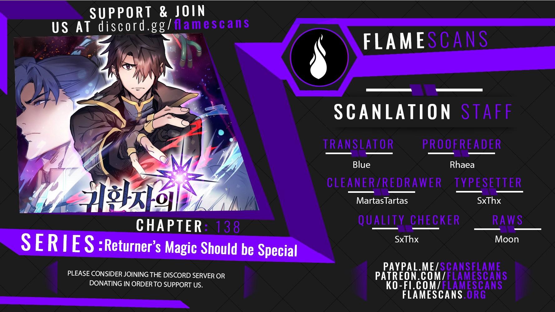 A Returner's Magic Should Be Special Chap 138 - Next Chap 139