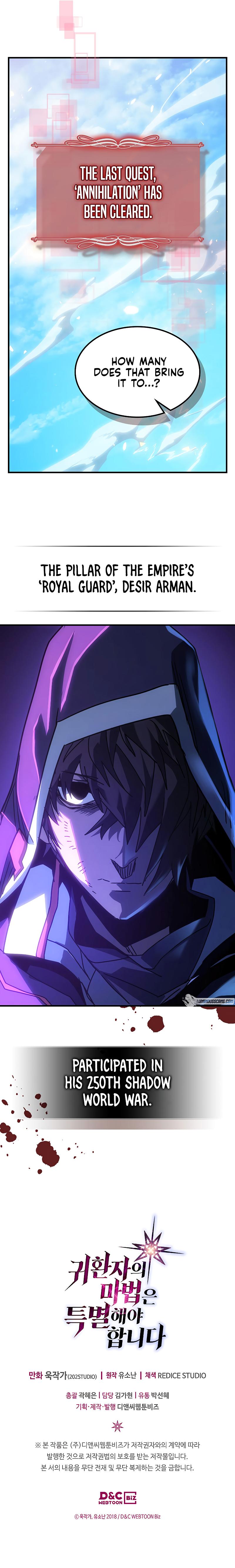 A Returner's Magic Should Be Special Chap 208 - Next Chap 209