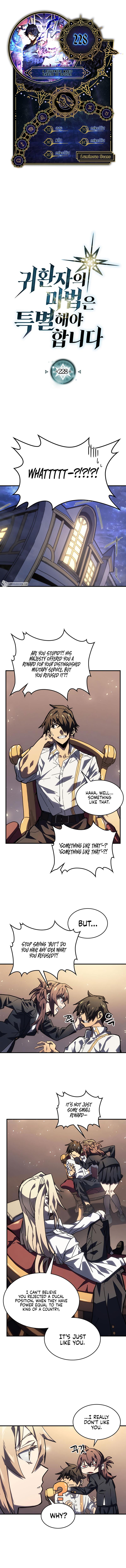 A Returner's Magic Should Be Special Chap 228 - Next Chap 229