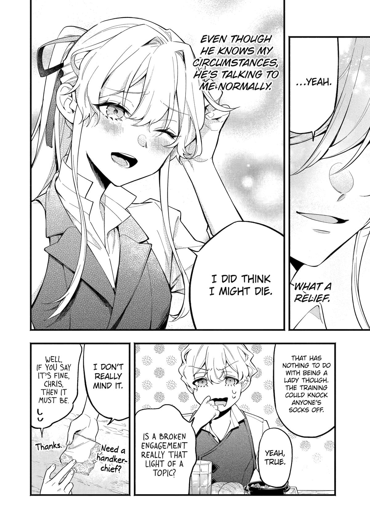 Konyaku Haki sareta Koushaku Reijou wa Reijou no Kamen wo Nugisuteru Chap 8 - Next Chap 9