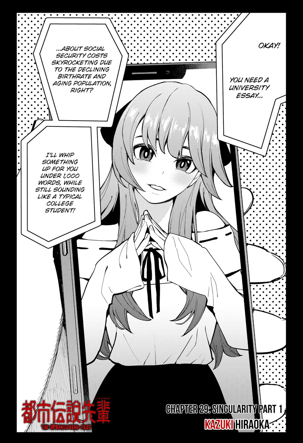 Toshi Densetsu Senpai Chap 29 - Next Chap 30