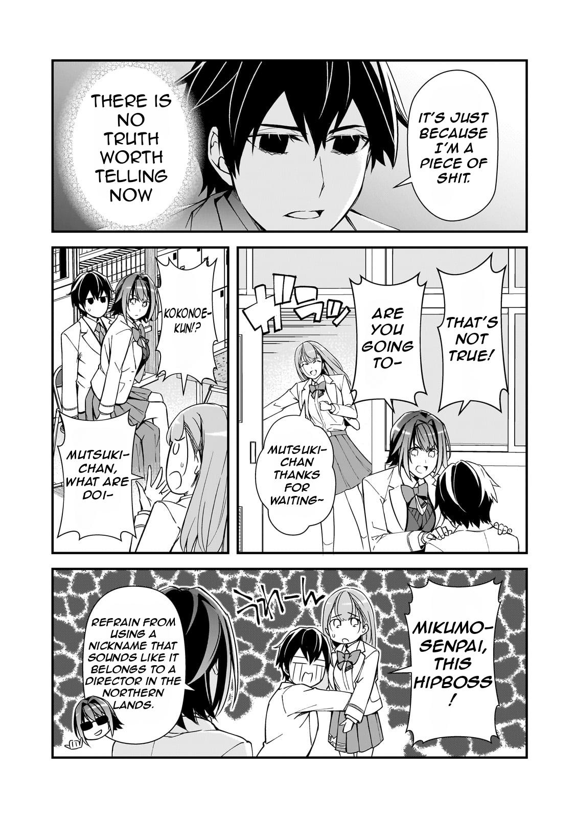 Ore ni Trauma wo Ataeta Joshi-tachi ga Chirachira Mitekuru kedo, Zannen desu ga Teokure desu Chap 18 - Next Chap 19