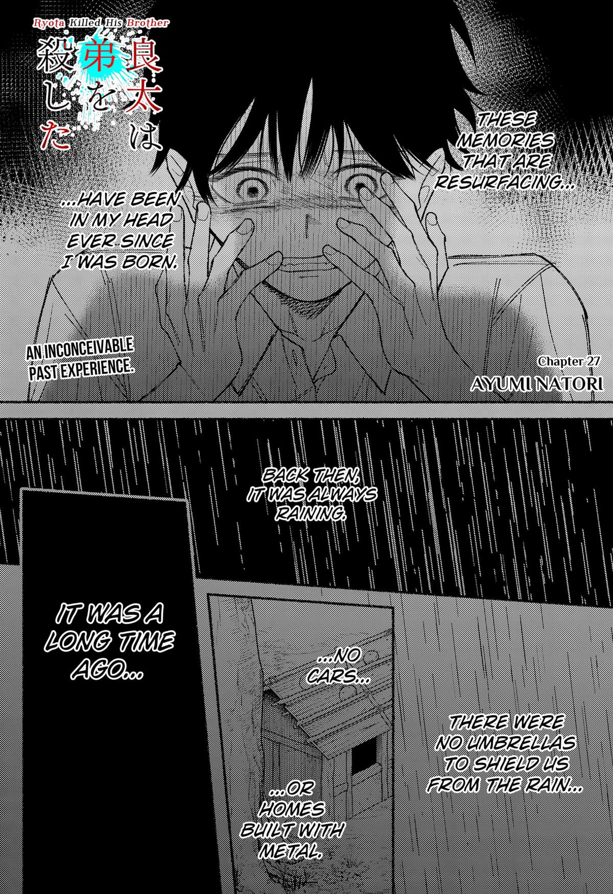 Ryouta wa Otouto wo Koroshita Chap 27 - Next Chap 28