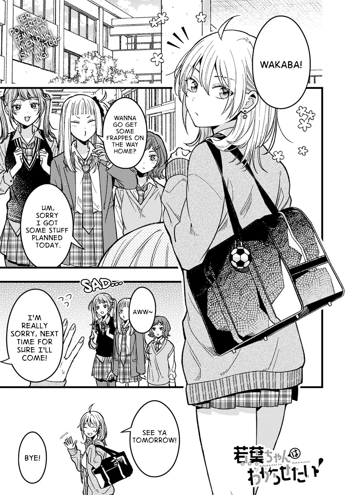 Wakaba-chan wa Wakarasetai! Chap 4 - Next Chap 5