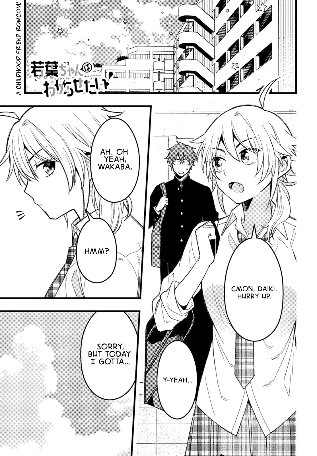 Wakaba-chan wa Wakarasetai! Chap 6 - Next Chap 7