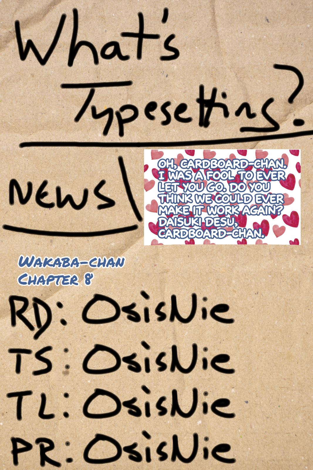 Wakaba-chan wa Wakarasetai! Chap 8 - Next Chap 9