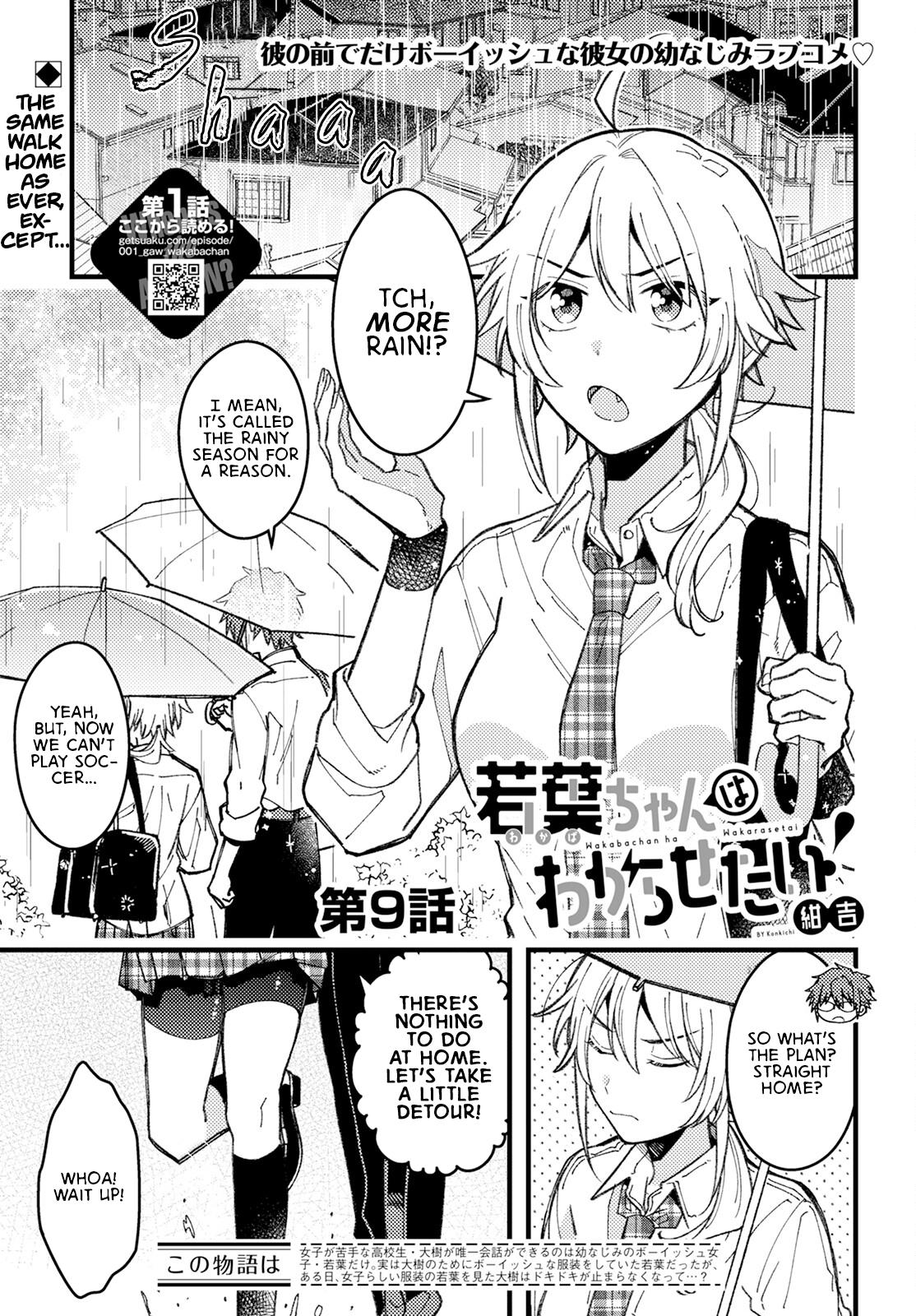 Wakaba-chan wa Wakarasetai! Chap 9 - Next Chap 10
