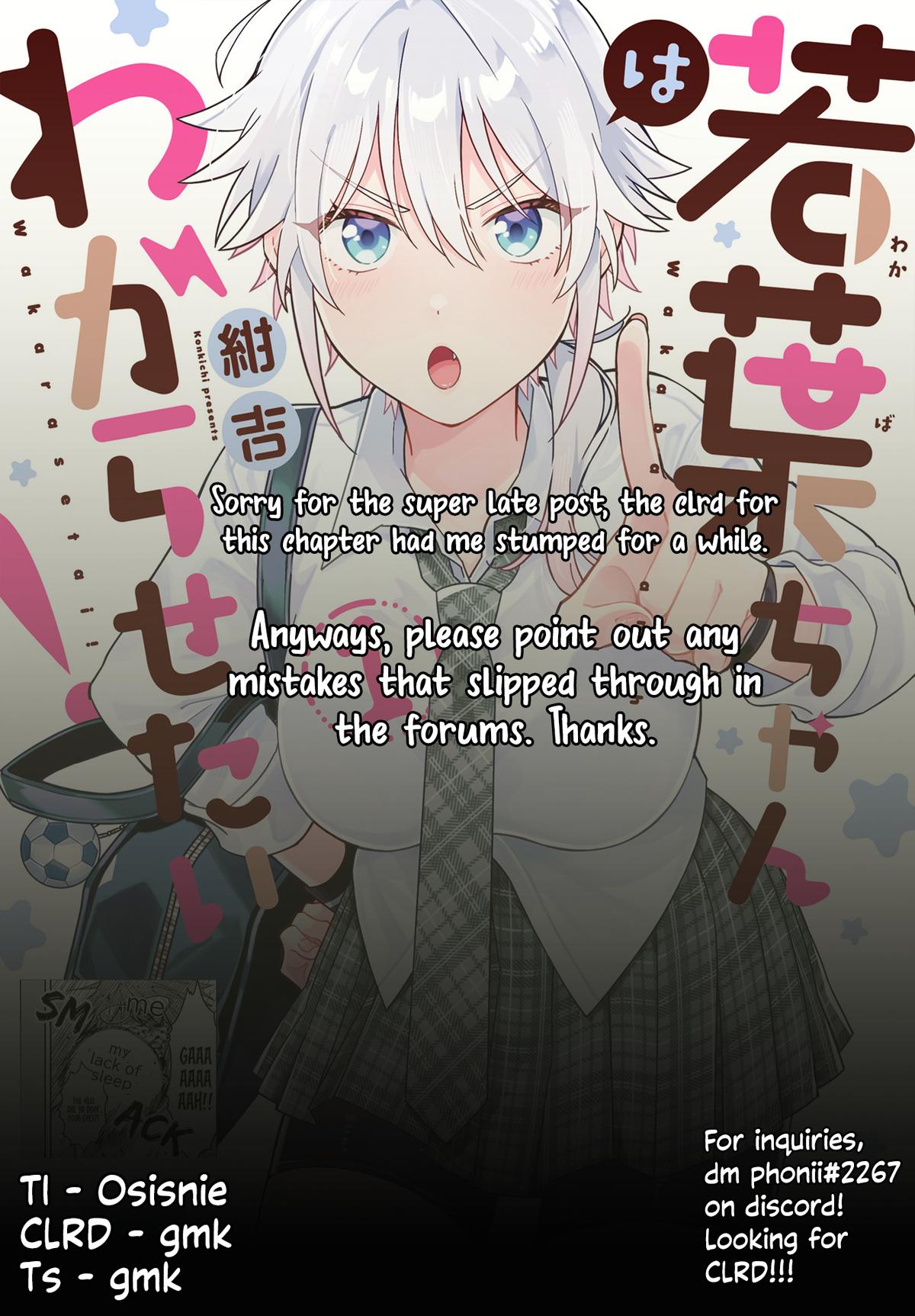 Wakaba-chan wa Wakarasetai! Chap 14 - Next Chap 15