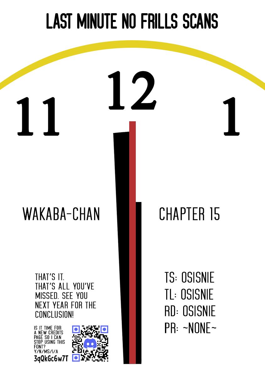 Wakaba-chan wa Wakarasetai! Chap 15 - Next Chap 16