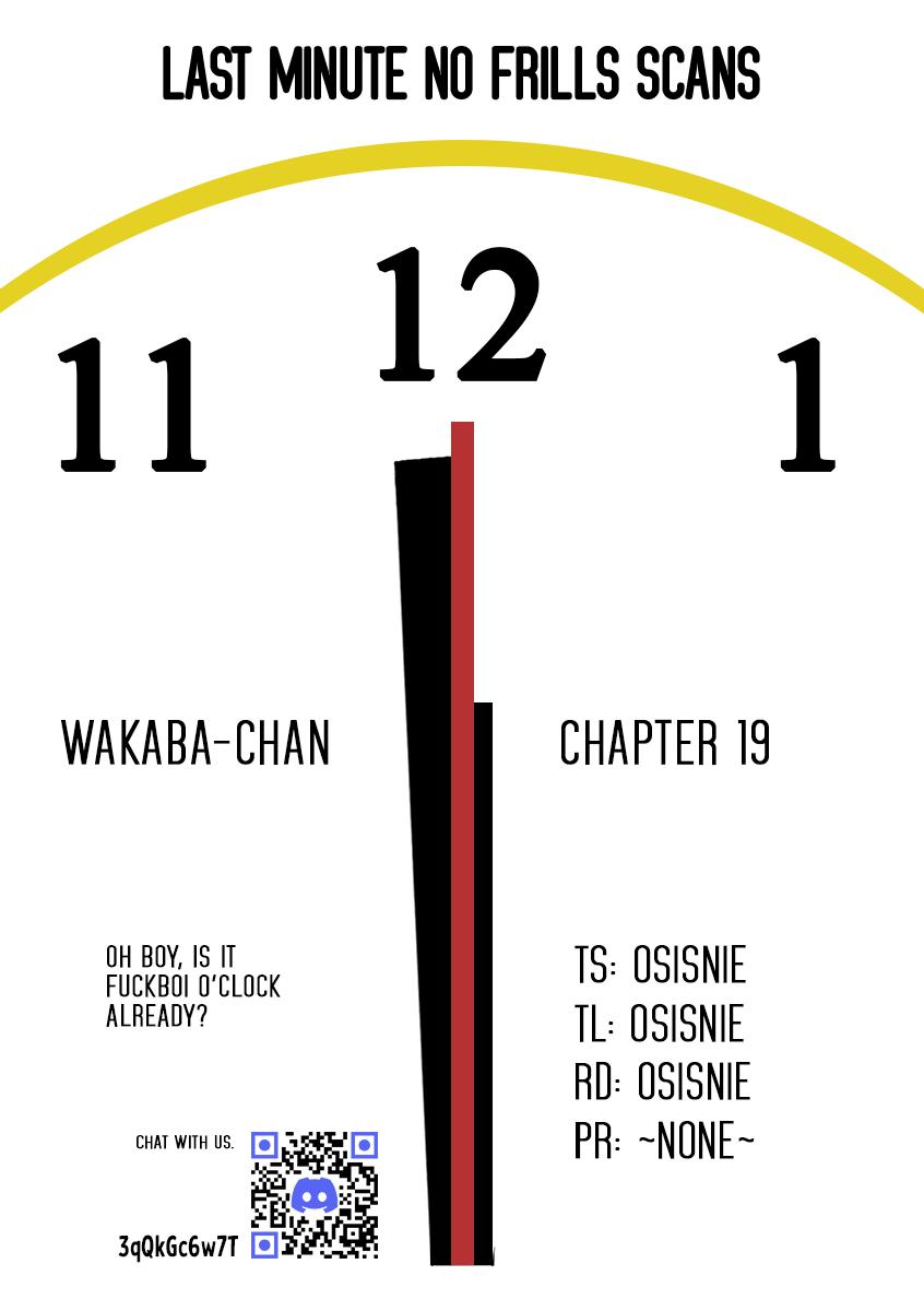 Wakaba-chan wa Wakarasetai! Chap 19 - Next Chap 20