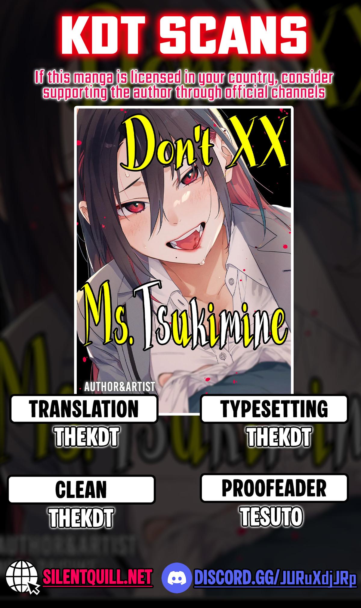 XX Shinaide! Tsukimine-san. Chap 18 - Next Chap 19