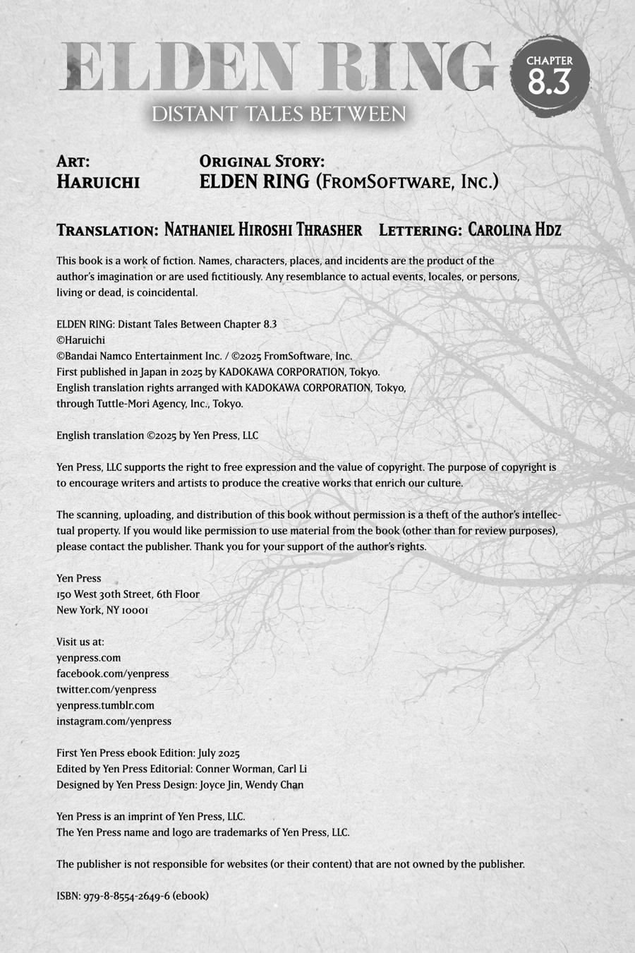 Elden Ring: Tooki Hazama no Monogatari Chap 8.3 - Next Chap 9.3