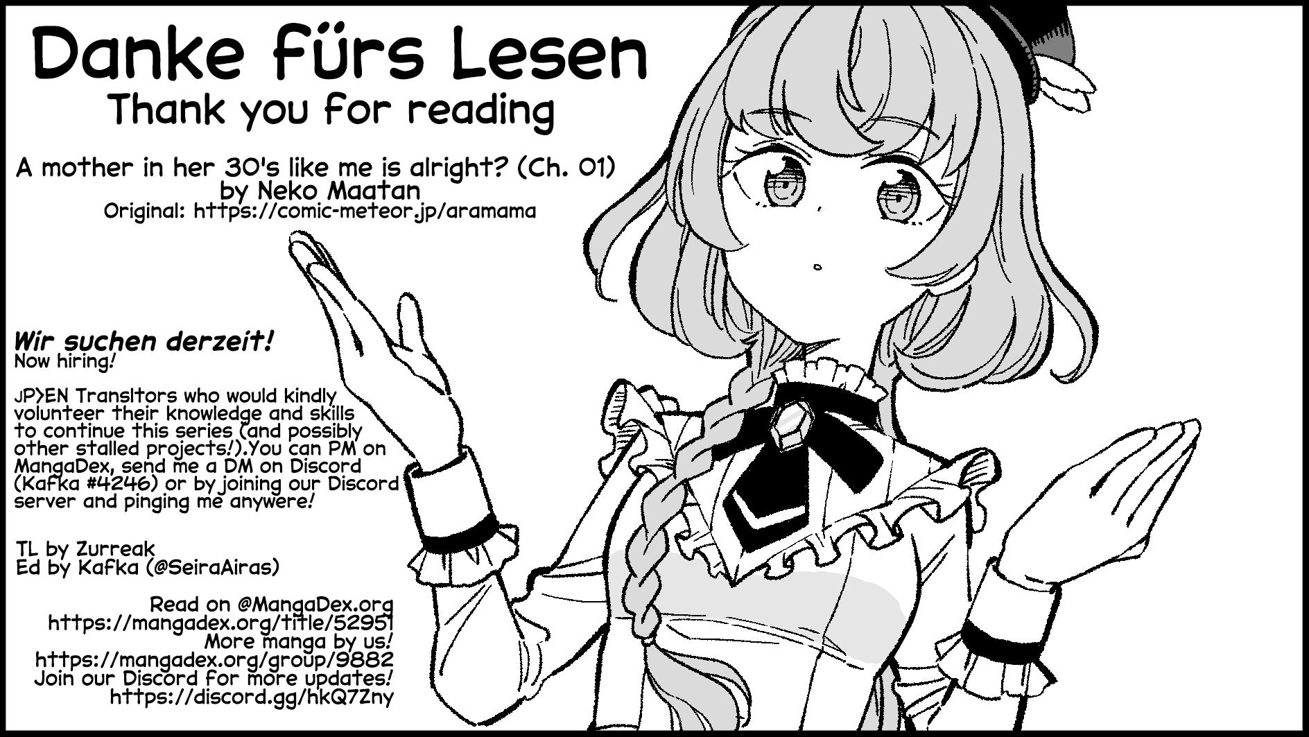 Around 30 Mama no Watashi de Ii no? Chap 1 - Next Chap 2