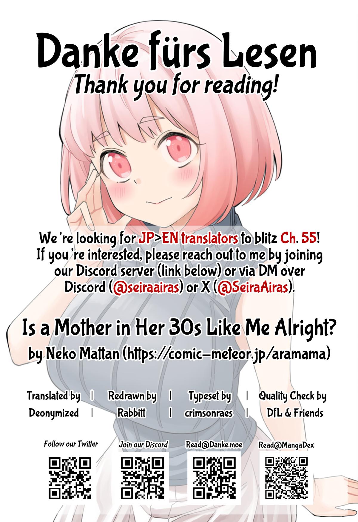 Around 30 Mama no Watashi de Ii no? Chap 28 - Next Chap 29