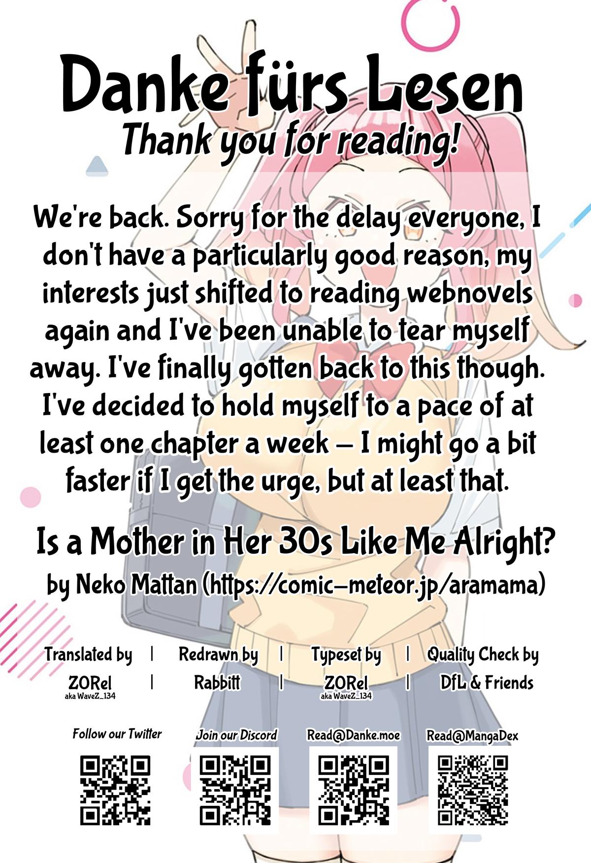 Around 30 Mama no Watashi de Ii no? Chap 45 - Next Chap 46