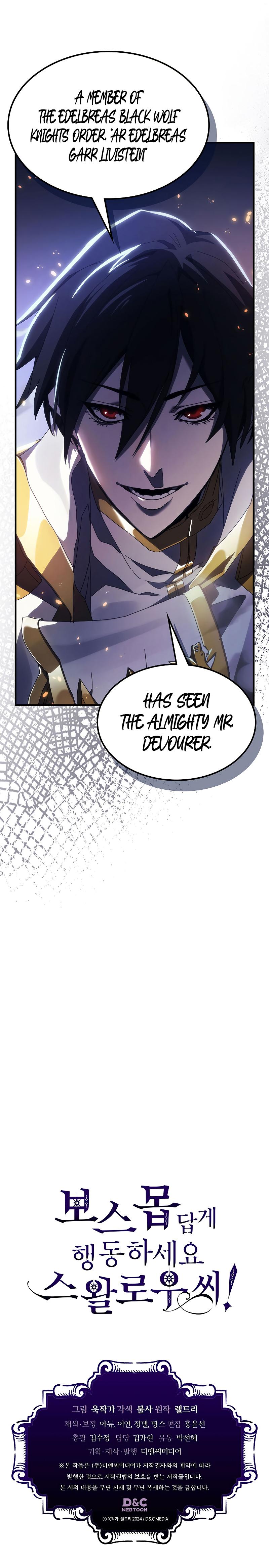 Act Like a Boss Monster, Mr. Swallow! Chap 16 - Next Chap 17