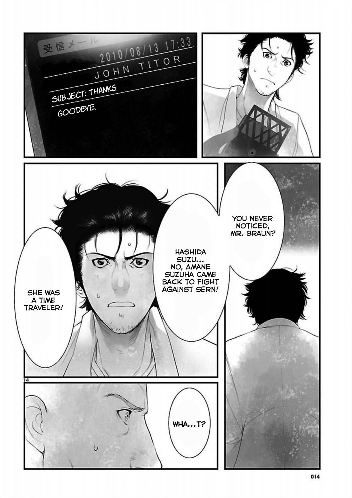 Steins,Gate: Braunian Motion of Love and Hate Chap 11 - Next Chap 12