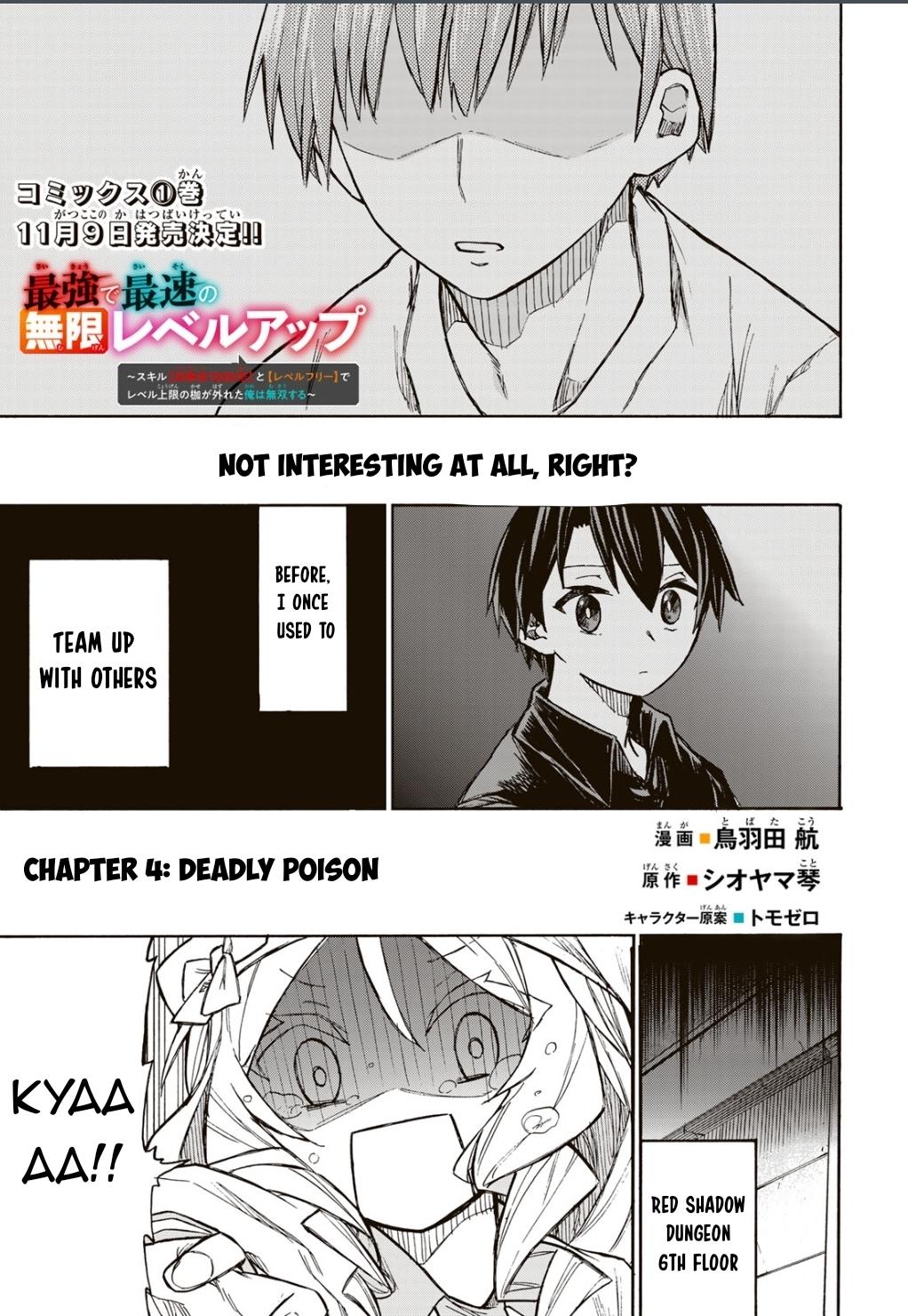 Saikyou de Saisoku no Mugen Level Up Chap 4 - Next Chap 5