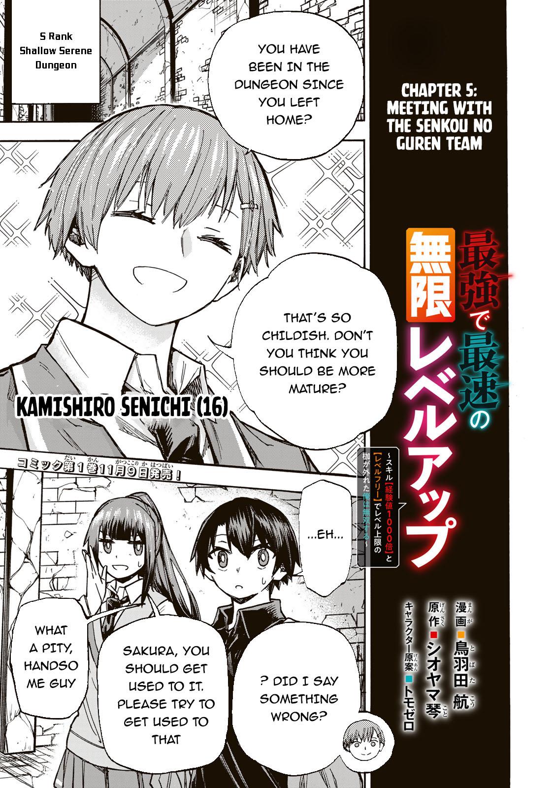 Saikyou de Saisoku no Mugen Level Up Chap 5 - Next Chap 6
