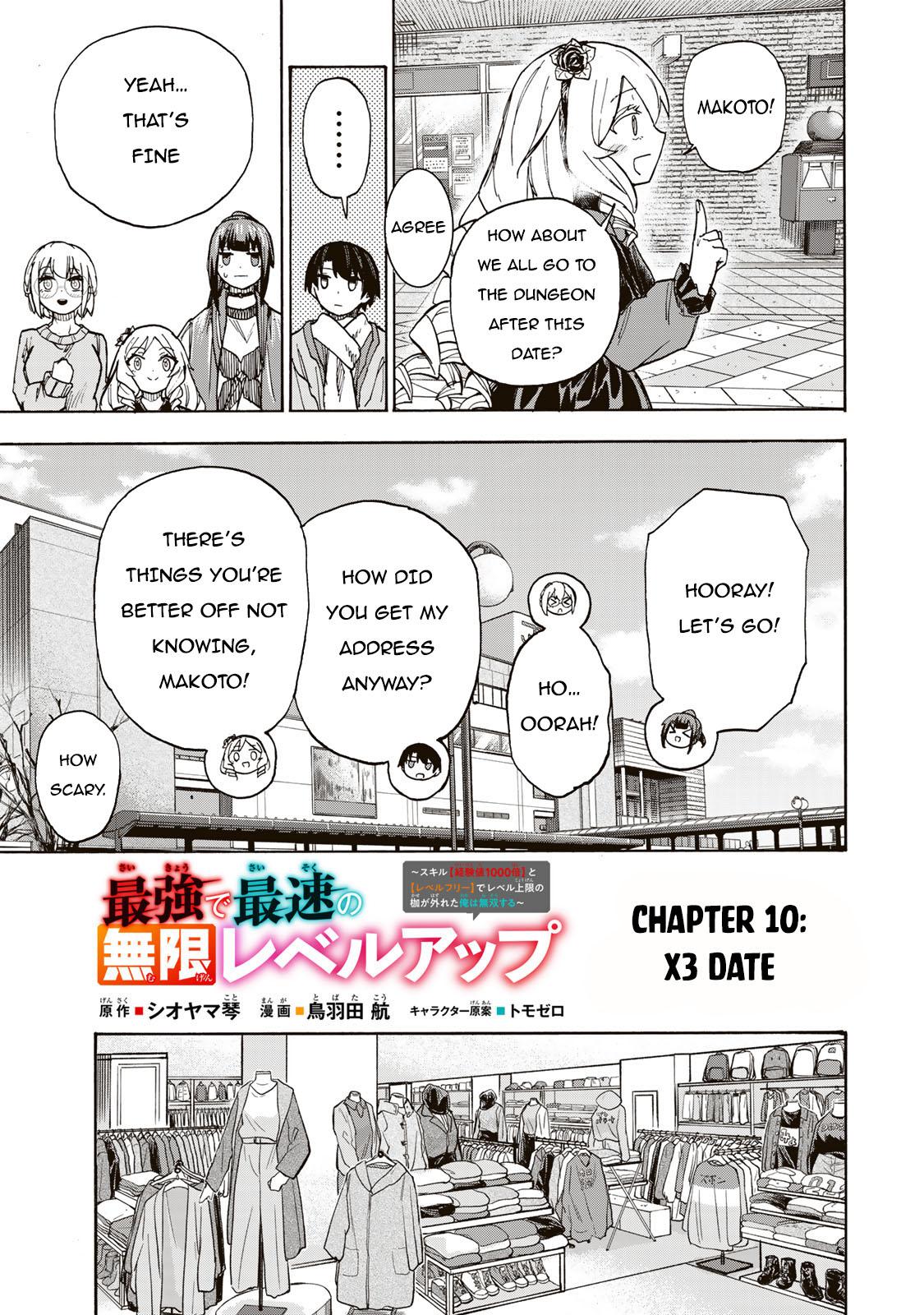 Saikyou de Saisoku no Mugen Level Up Chap 10 - Next Chap 11