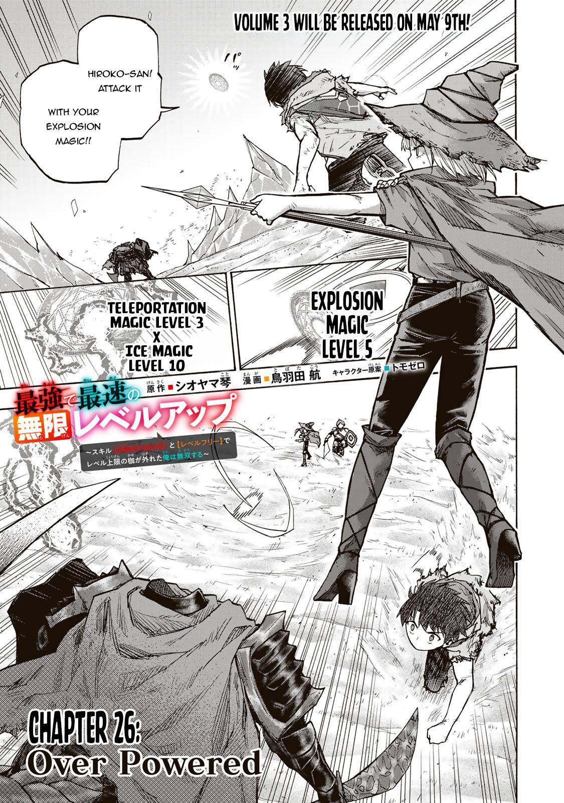 Saikyou de Saisoku no Mugen Level Up Chap 26 - Next Chap 27