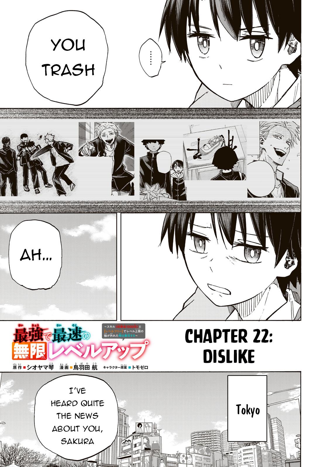 Saikyou de Saisoku no Mugen Level Up Chap 22 - Next Chap 23