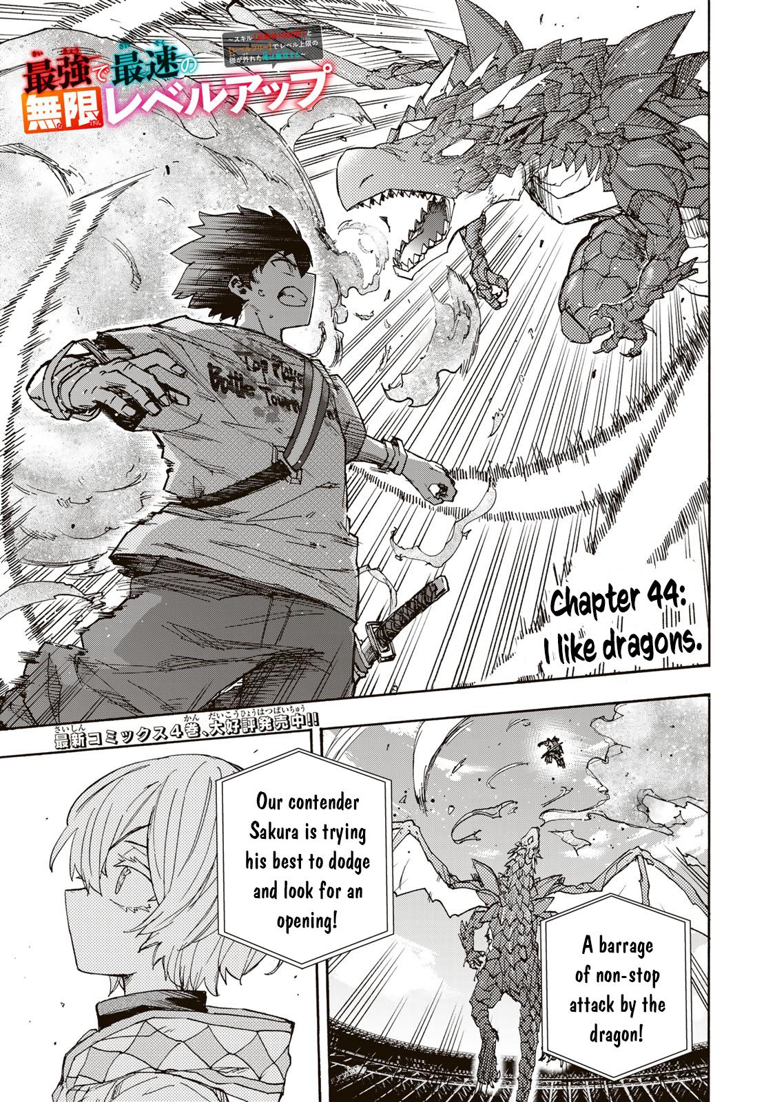 Saikyou de Saisoku no Mugen Level Up Chap 44 - Next Chap 45