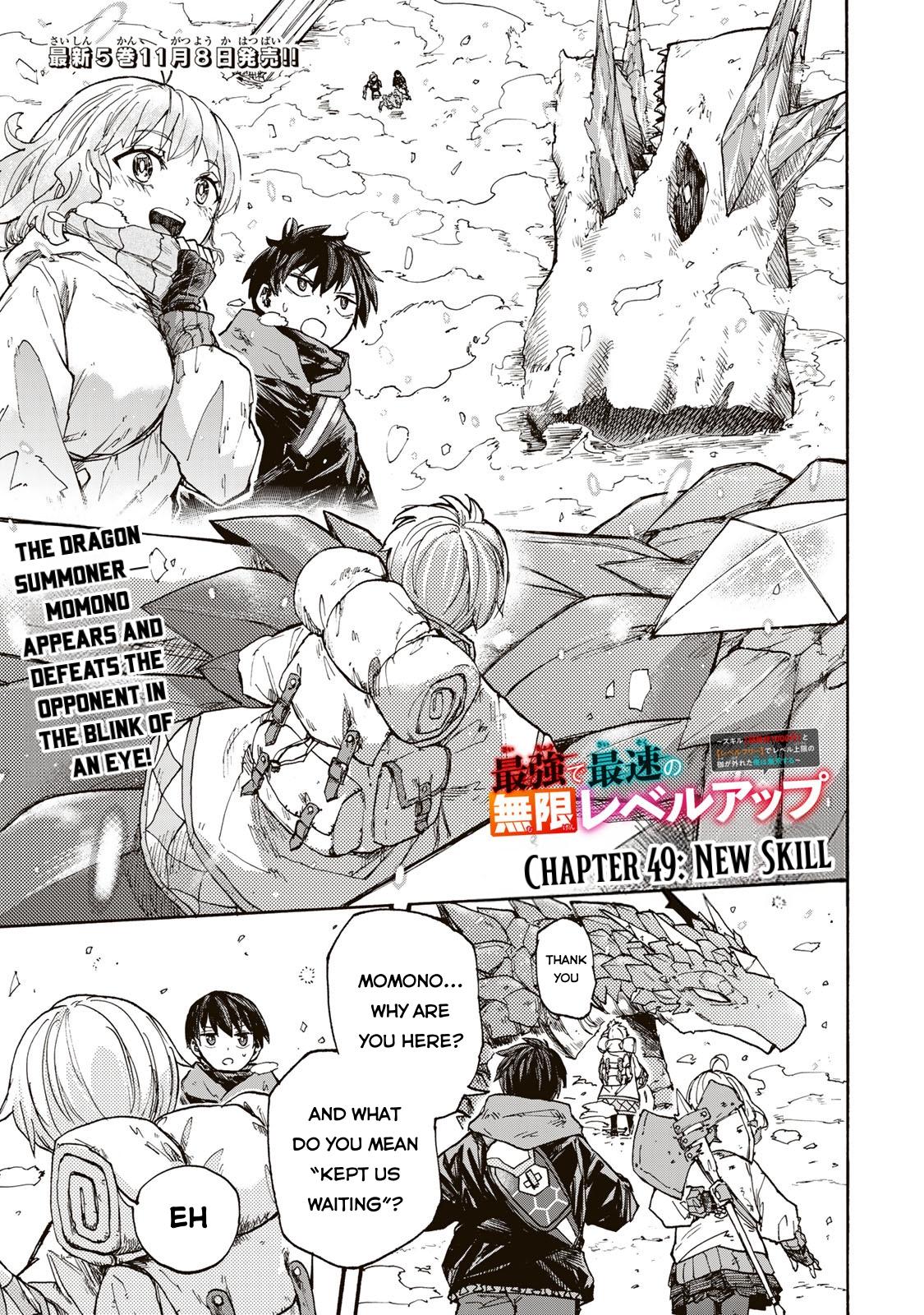 Saikyou de Saisoku no Mugen Level Up Chap 49 - Next Chap 50