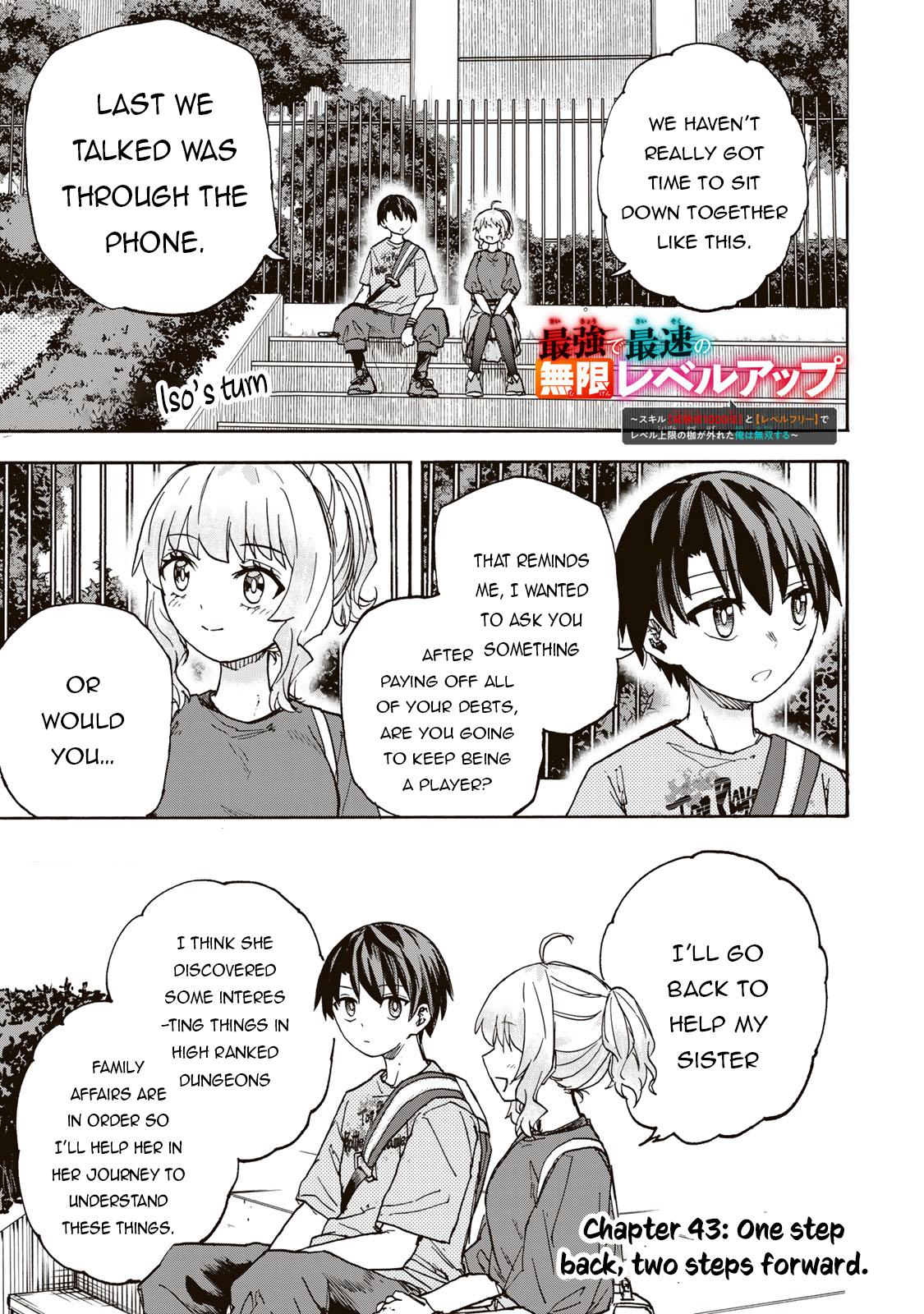 Saikyou de Saisoku no Mugen Level Up Chap 43 - Next Chap 44