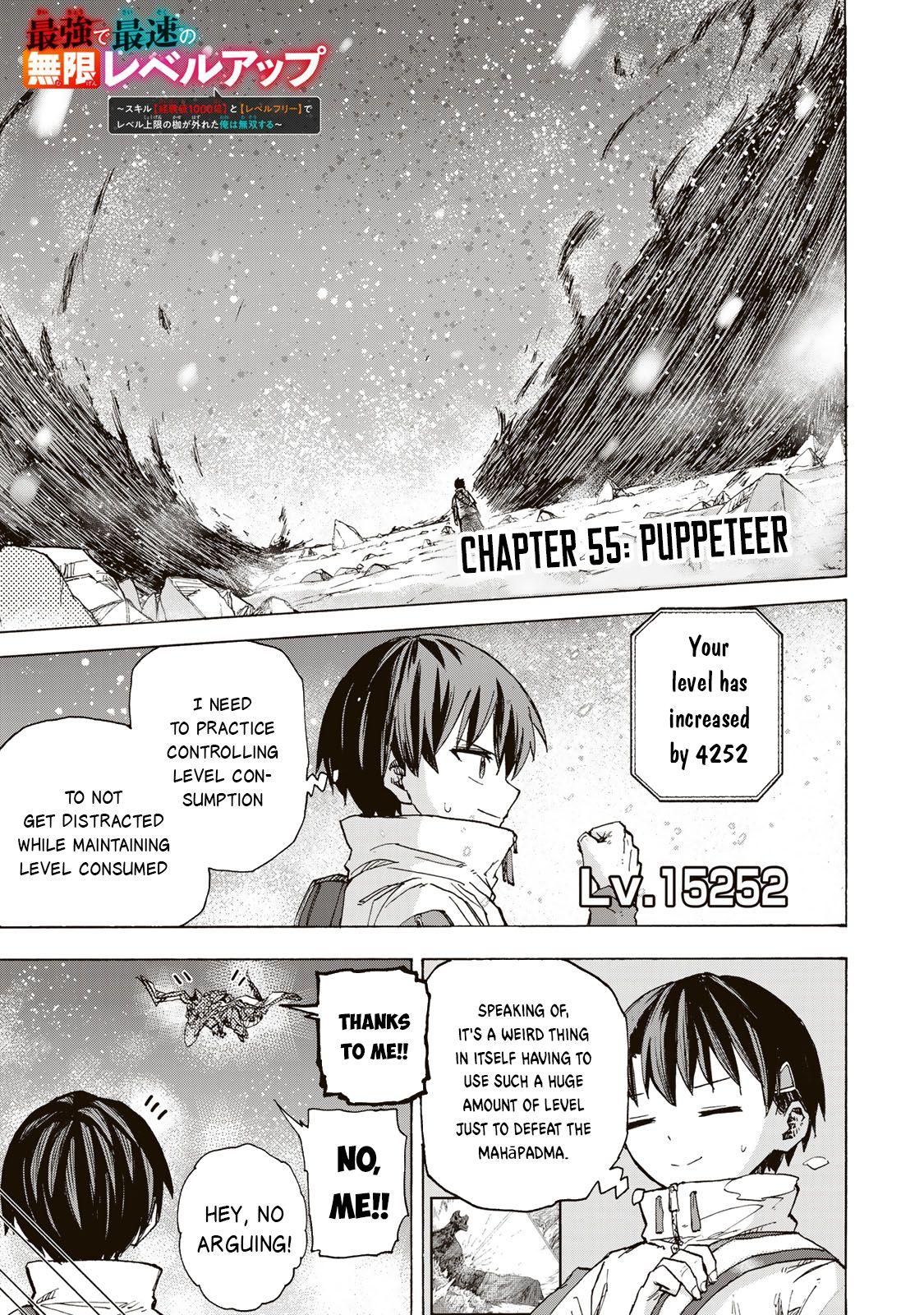 Saikyou de Saisoku no Mugen Level Up Chap 55 - Next Chap 56