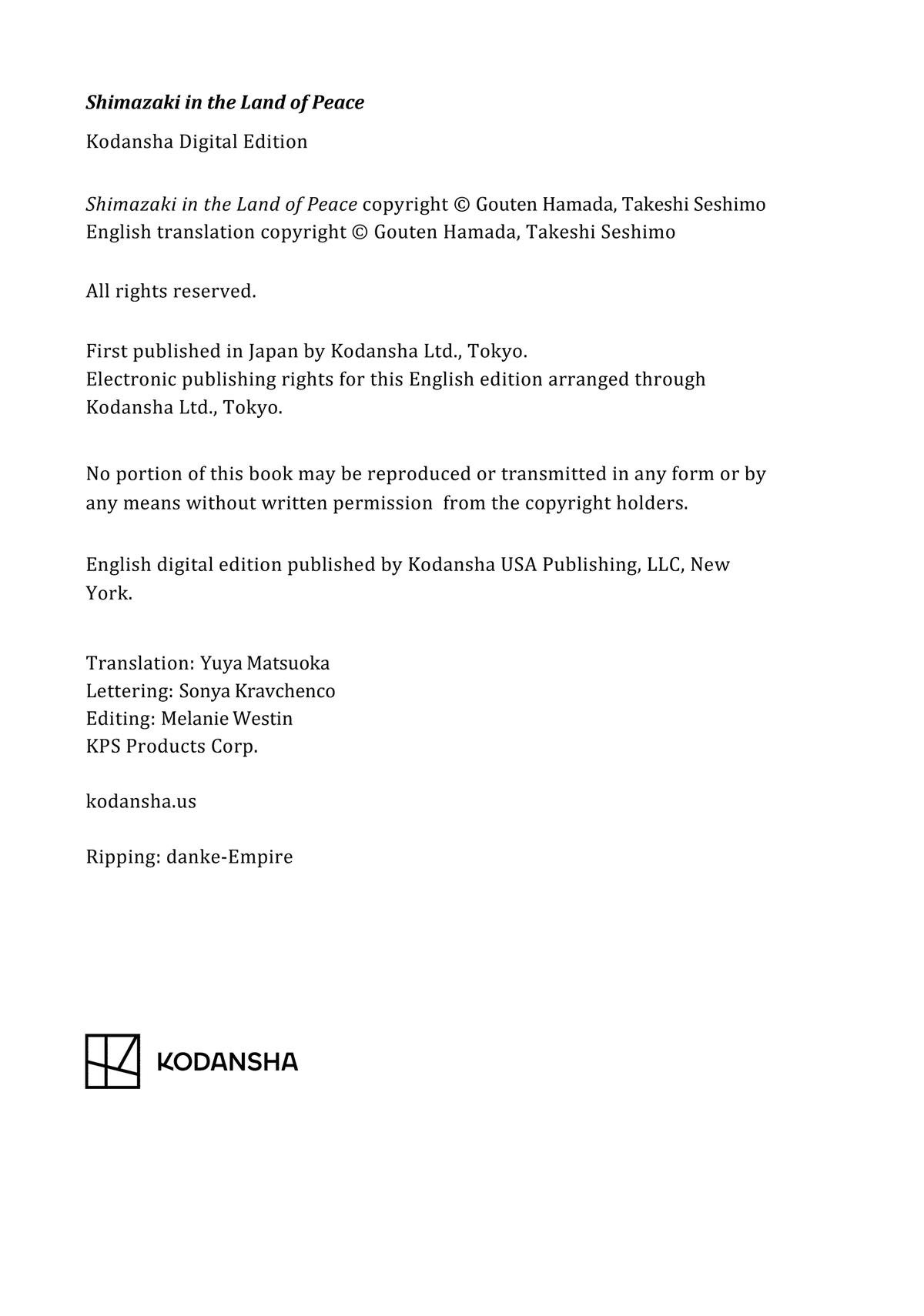 Heiwa no Kuni no Shimazaki e Chap 22 - Next Chap 23