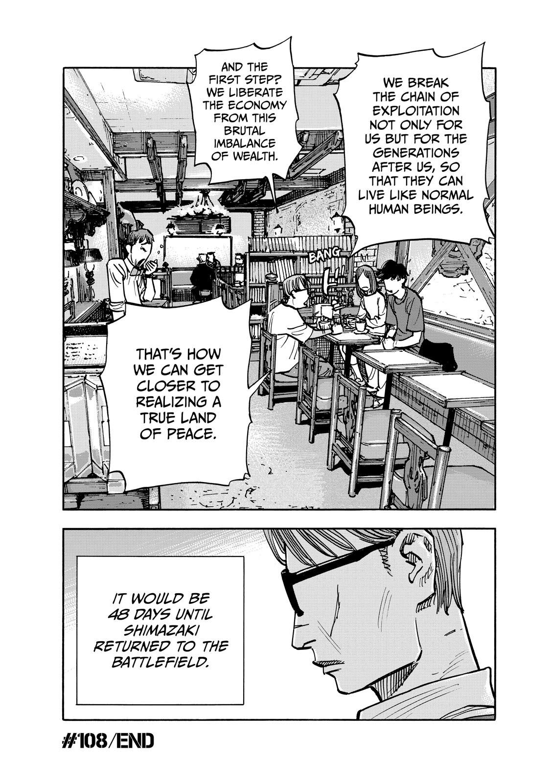 Heiwa no Kuni no Shimazaki e Chap 108 - Next Chap 109