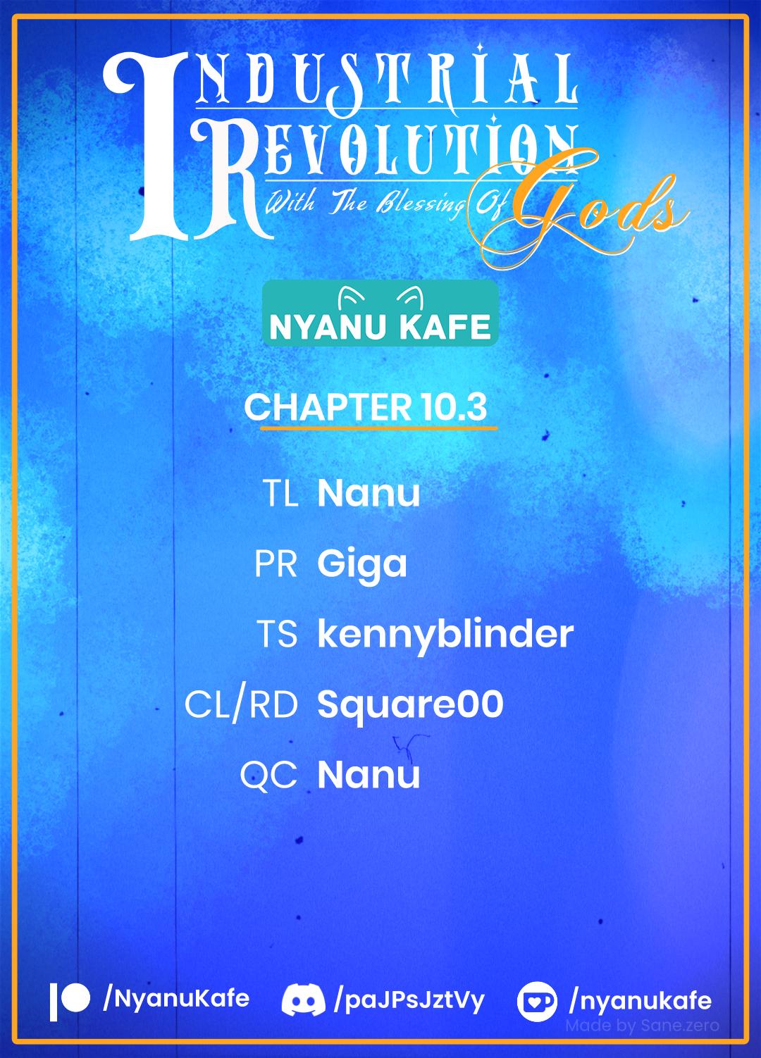 Production Revolution by Blessing of Gods Chap 10.3 - Next Chap 11.3
