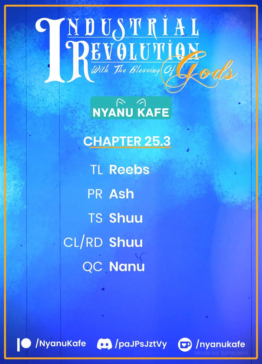 Production Revolution by Blessing of Gods Chap 25.3 - Next Chap 26.3